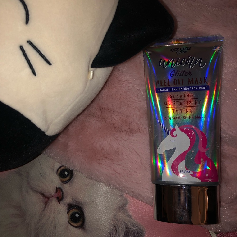 UNICORN glitter peel off mask